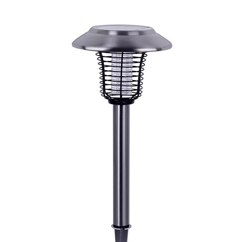 Golden Double Diamond transfronterizo nueva red metálica solar mosquito lámpara insecticida lámpara al aire libre lluvia jardín lámpara de suelo