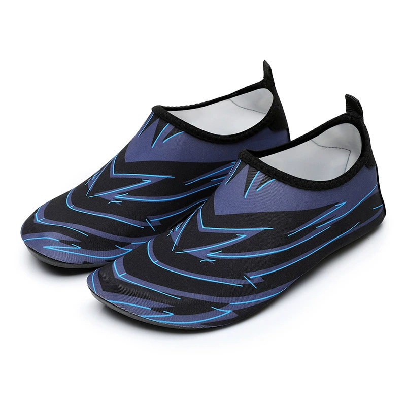 Beach footwear for men and women, non-slip shoes for swimming, legs patch
