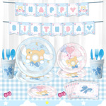 跨境擦边玉桂狗主题生日派对装饰餐具用品周岁礼布置节日氛围道具