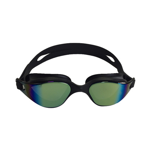 Cross-border supply of high-definition anti-fog adult swimming goggles  new flat swimming goggles wholesale