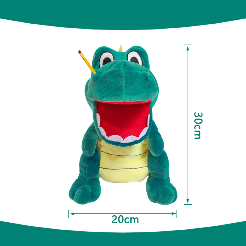 El mismo personaje de Amazon Jeff, marioneta de mano, Phoebe, divertido, chico con la boca abierta, muñeca de peluche interactiva entre padres e hijos