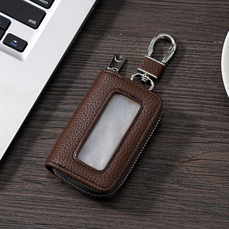 Bolso para llaves compacto portátil de negocios Bolso de almacenamiento para sensor de automóvil universal para hombre Almacenamiento para mujer de gran capacidad