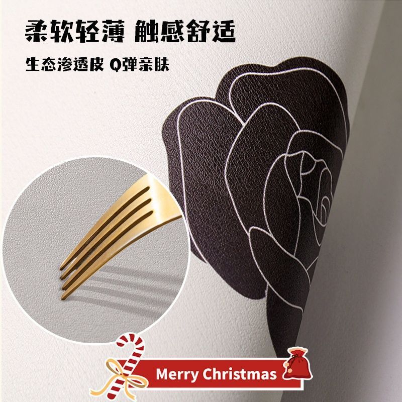 圣诞风杯垫桌面茶杯吸水垫碗盘餐垫沥水垫轻奢圆形免洗防滑垫代发|undefined