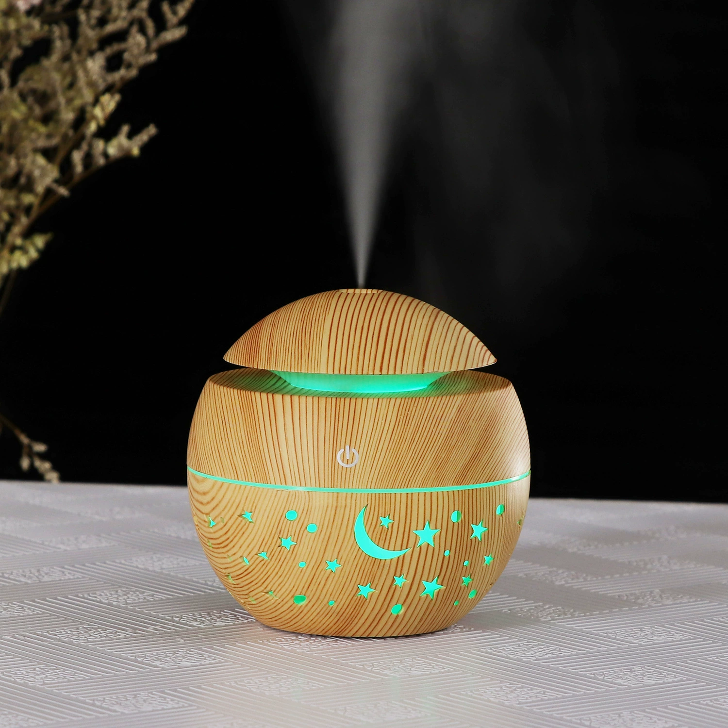 Creative starry sky, colorful small humidifier, handheld ultrasonic aroma diffuser, 130 ml