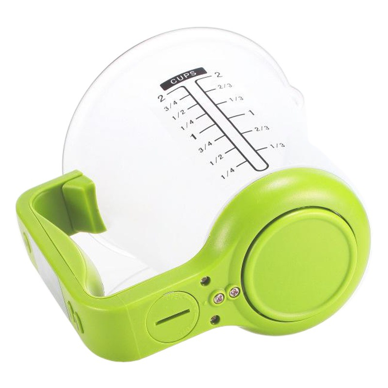 Cocina del hogar balanza electrónica leche en polvo elaboración de la cerveza taza de medición de la hornada herramienta de medición taza de medición escala 1KG estación independiente Amazon