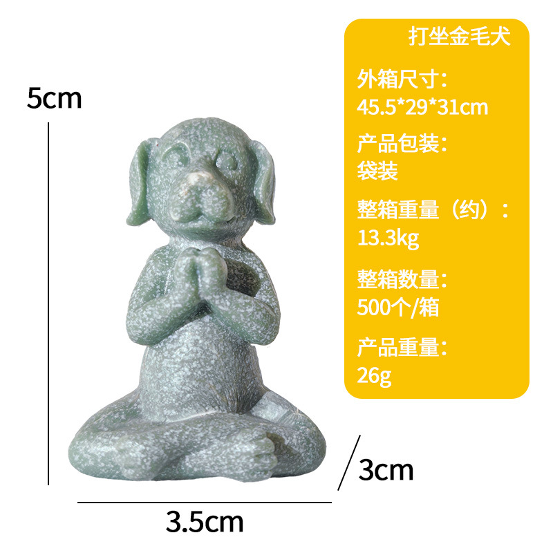 Popular Estatua de Buda del Sudeste Asiático, Buda Sentado con Espíritu Zen, Adorno de PVC, Artesanía Creativa, Decoración para Sala de Estar, en Existencia.