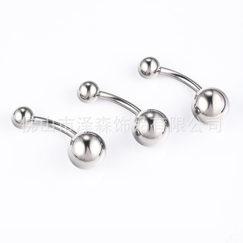 Pointed titanium steel lip stud product view