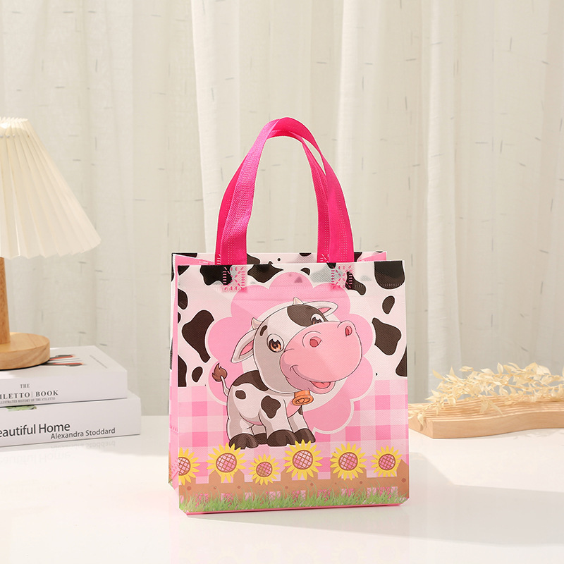 Bolsa de regalo pequeña para el Día del Niño, bolsa de regalo de tela no tejida con diseño de dinosaurio, bolsa de regalo para dulces de jardín de infantes image 7
