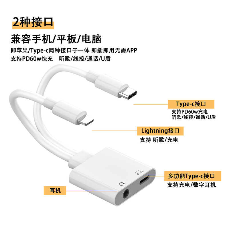 适用苹果多功能otg转接头usb移动u盘即插即用拓展存储多设备兼容|undefined