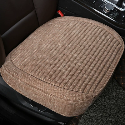 Seat cushion, seat cover: car cushion Breathable linen buckwheat - jw-full-package-charm-coffee-single-piece