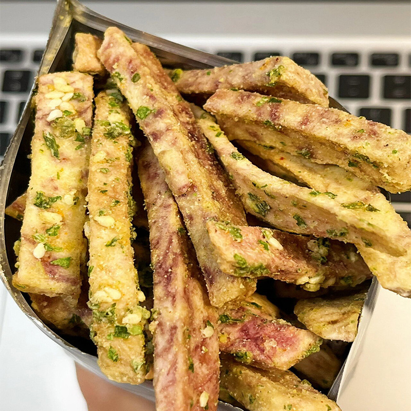 Lupu Taro Strips, Crab Roe Flavor, Chives, Salted Egg Yolk, Seaweed Flavor, Casual Snacks, Taro Strips
