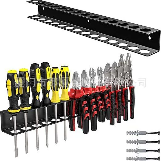 Cross-Border Screwdriver Storage Rack Wall-Mounted Metal Tool Rack Pliers Heavy-Duty Pliers Wrench Display Rack Storage