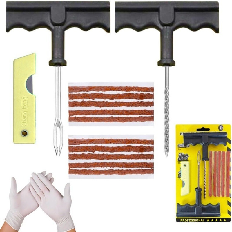 真空胎补胎工具套装冷补胎胶条汽车摩托车补胎条工具|undefined