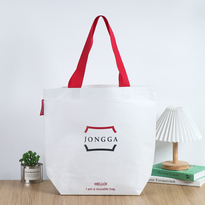 rpet丽新布覆膜手提袋可乐回收材质彩印无纺布购物袋礼品包装袋