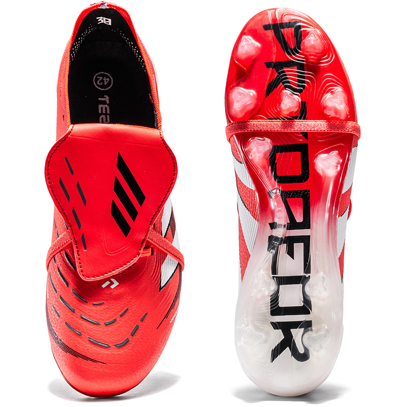 Nuevos zapatos de fútbol juveniles transfronterizos para hombres y mujeres zapatos deportivos al aire libre entrenamiento de césped competición AG clavos TF clavos rotos