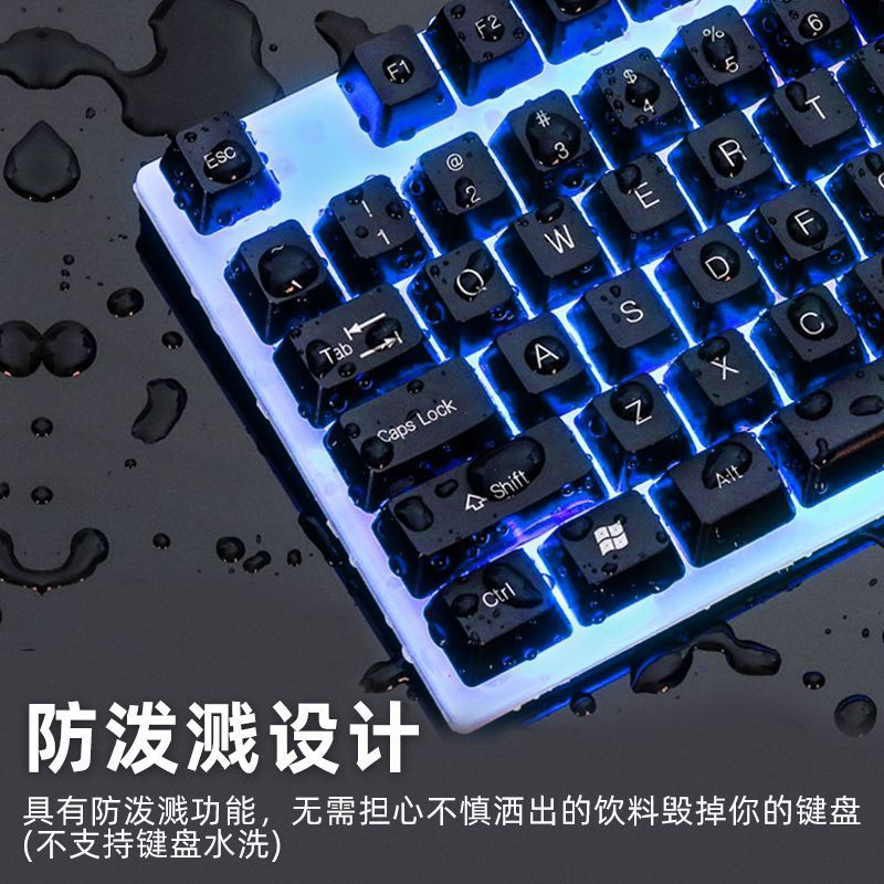 Aoc km100機械手触り有線キーボードマウスセットキーマウス携帯usbパソコン静音聴風|undefined