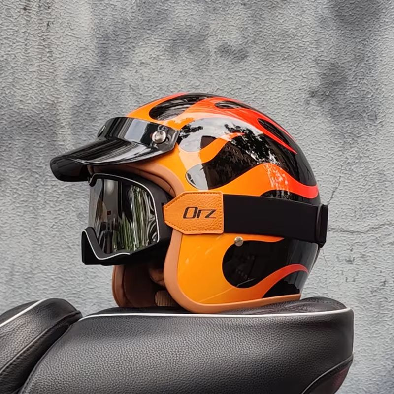 Casco Medio de Crucero para Motocicleta Eléctrica en ABS con Certificación 3C image 24