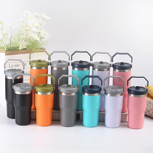 Cross-border best-selling 30oz portable ice bucket car cup, 304 stainless steel insulated and cold-resistant portable outdoor cup