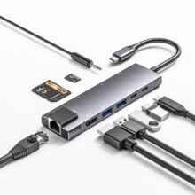�ź�һType-c�DHDMI4k ǧ�׾W��PD��䪚�����l������USB3.0hub
