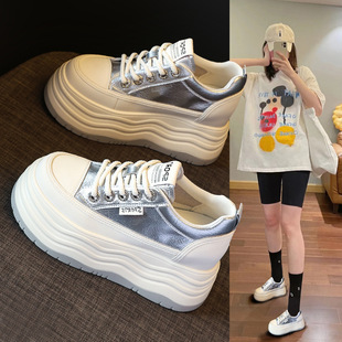 TW1153-1 low-rise thick-soled small white shoes women's 2024 summer and autumn Korean-style versatile muffin sports casual shoes