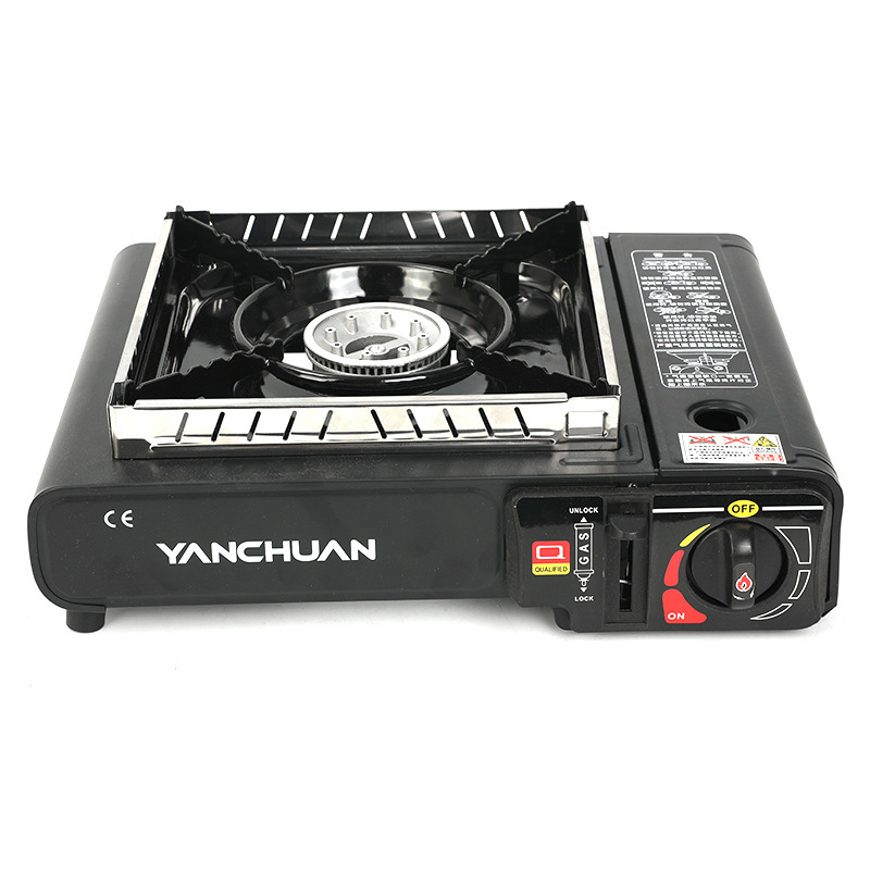 カセットストーブ、屋外カセットストーブ、防風屋外ピクニック鍋ストーブ、キャンプガス屋台ストーブ