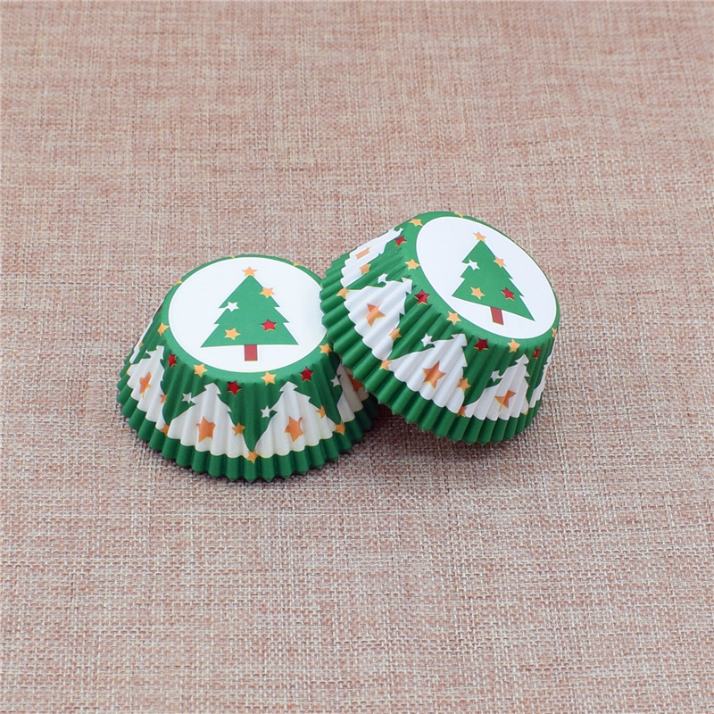 Hot sale pastel de papel a prueba de aceite 100 paquetes de postre de alto rendimiento pastel de nieve niang base de papel de horneado tazas