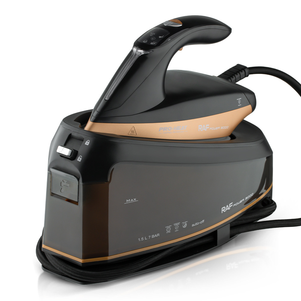 Normas europeas de hierro eléctrico de vapor transfronterizo tipo botella colgante máquina de plancha de calor eléctrico de alta potencia suministrada exclusivamente transfronterizo