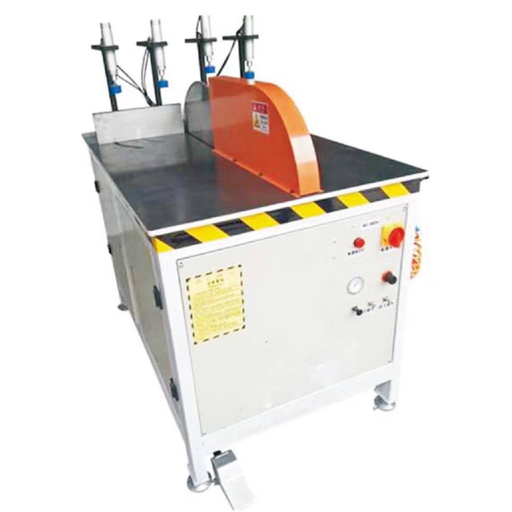 多角度阳光房切割机慕墙料铝型材加工设备铝门窗任意角度V字锯