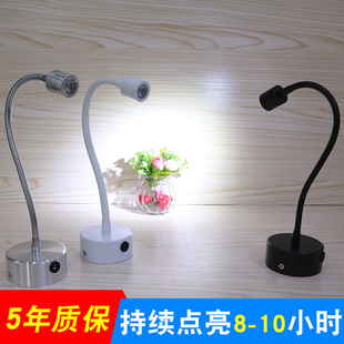 Norder remote control spotlight wireless jewelry display light open-mounted movable hose adjustable angle led charger