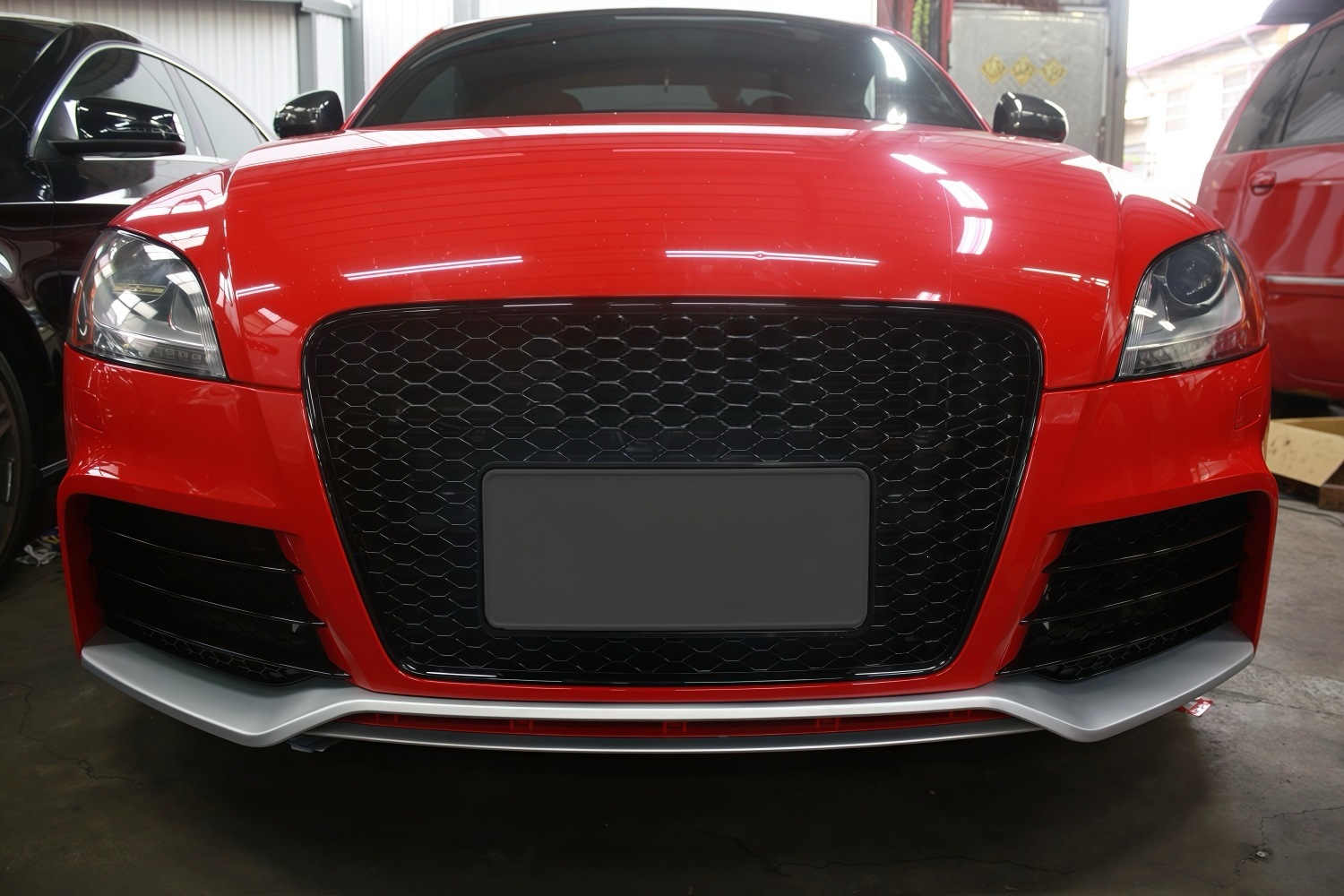 06-13 models, specifically designed for Audi TT front bumper modifications, featuring a TTRS front bumper upgrade