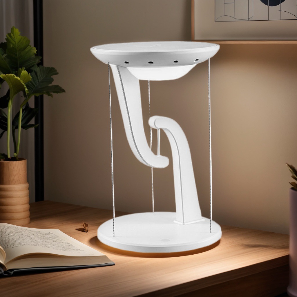 Transfronterizo creativo teléfono móvil de carga inalámbrica lámpara de mesa de suspensión hogar atmósfera decoración regalo noche luz Al Por Mayor