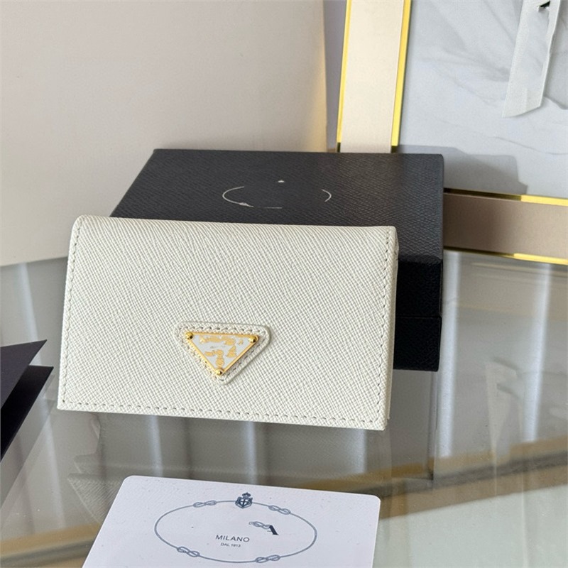 2024p brand triangular multi-functional small bag, cowhide cardholder, wallet, coin purse, made of top-grain cowhide