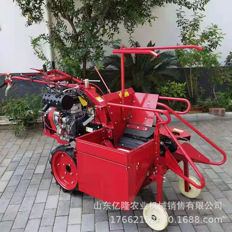 小型苞米收割机 扒皮摘穗玉米收割机 192型苞米扒皮收获机