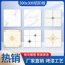 集成吊顶铝扣板300×300卫生间厨房客厅房间新款天花板批发铝材料