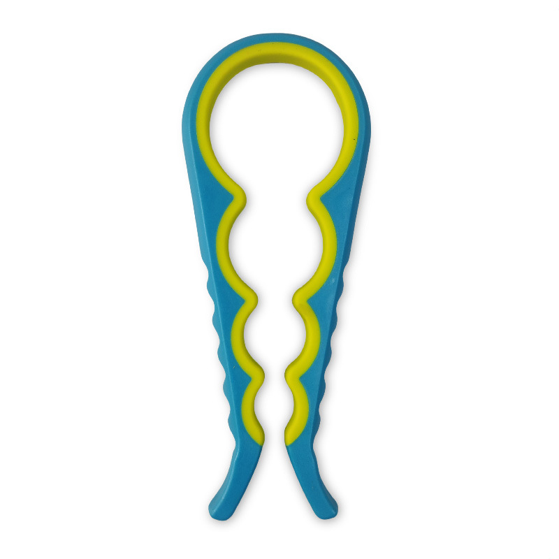 Fábrica en stock de dos colores engrosada abridor de botellas Cuatro en Uno abridor de latas Cuatro en Uno Dispositivo de torsión de tapa de botella que ahorra trabajo