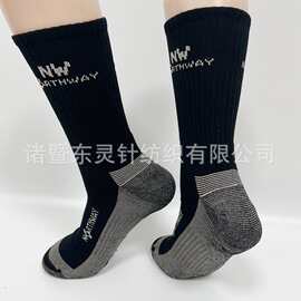 厂家定制铜氨纤维加厚不规则毛圈篮球袜运动袜吸汗耐磨精英袜