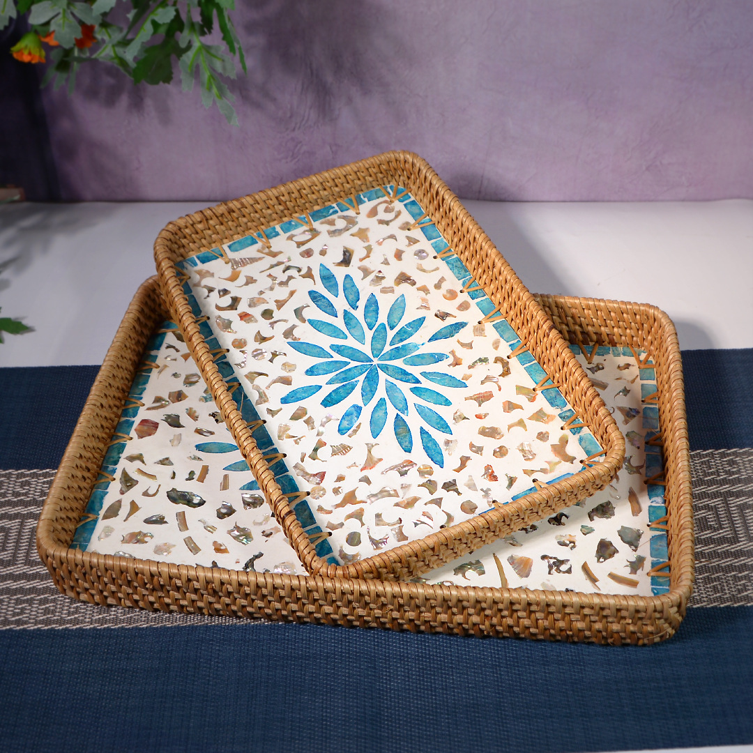 Handwoven Rattan Storage Basket With Lid And Inner Lining_voghion.com