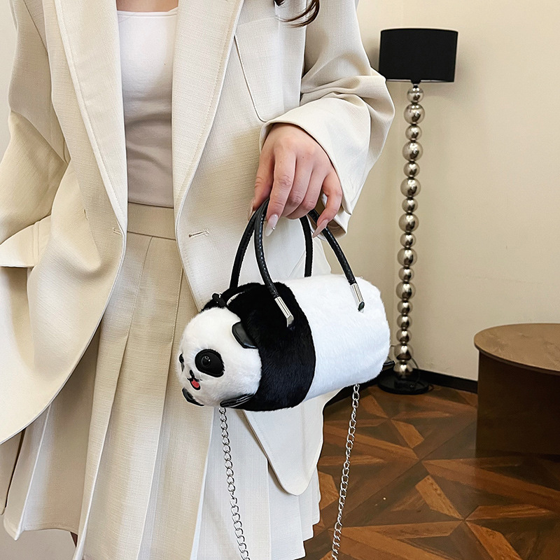 Peluche de capibara con bolso diagonal Muñeca de moda para regalo e intercambio