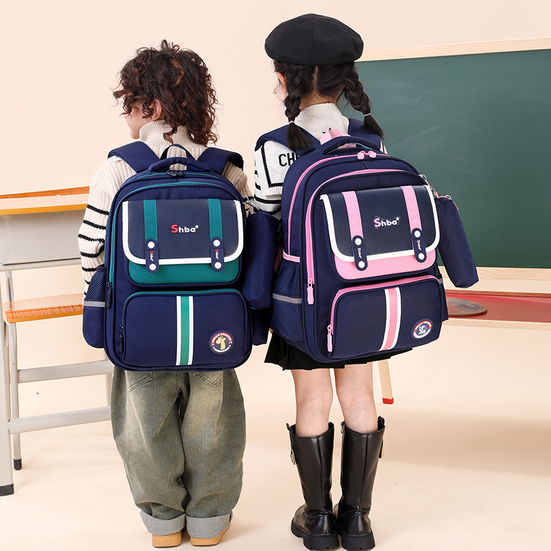 Mochila escolar para estudiantes de escuela primaria para niños 1-3-6 grado ligero reducción de Carga Protección de la columna vertebral bolsas escolares