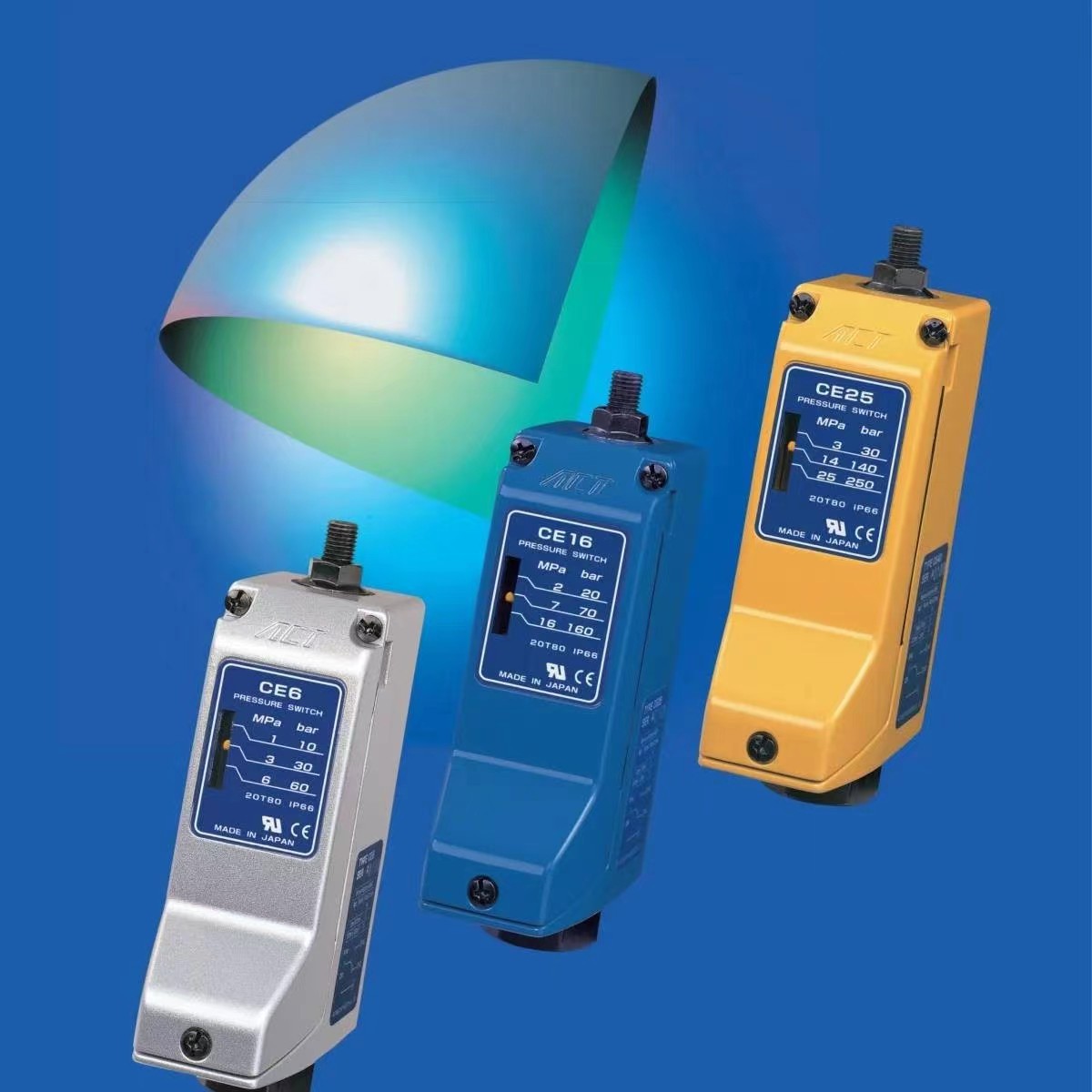 批发日本商社ACT压力开关CE80