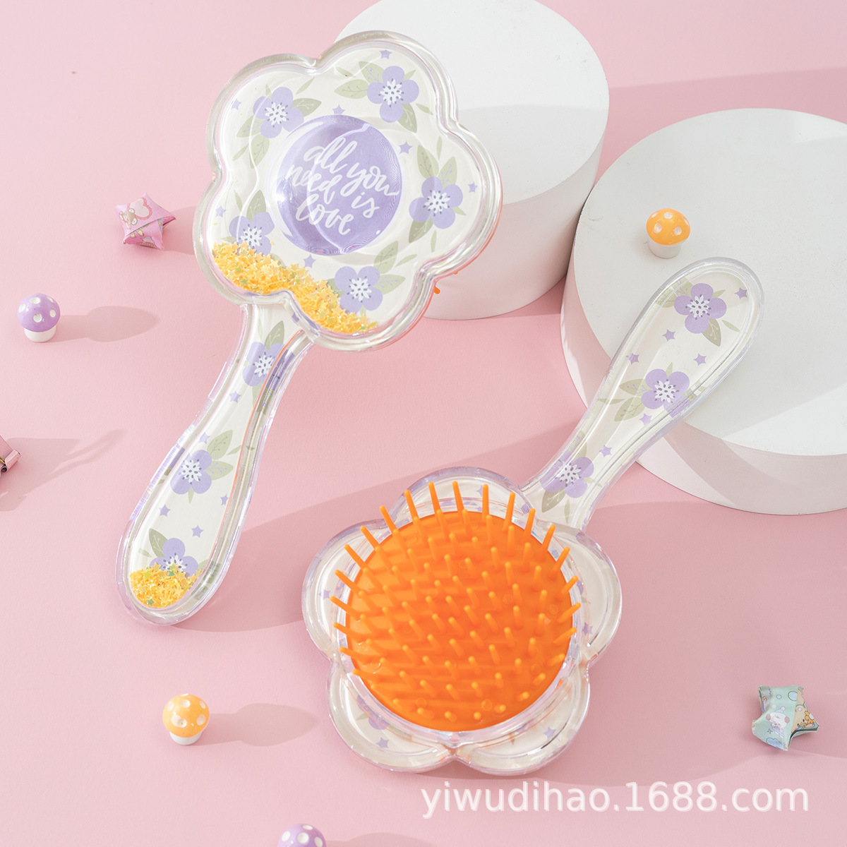 Purple children's cute small brush