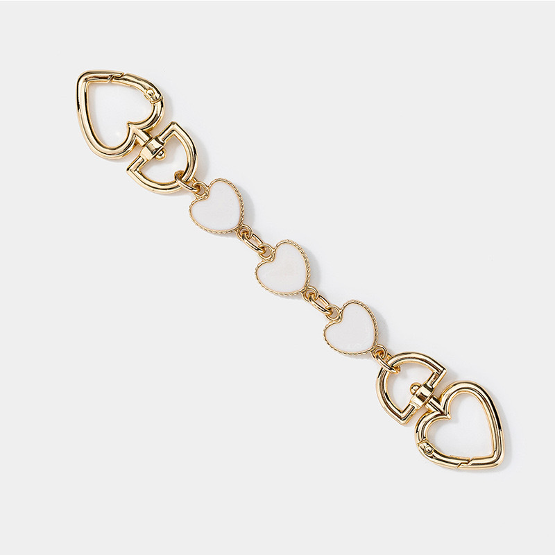 Venta directa de fábrica bolso de mahjong de fresa bolso de cadena de extensión de amor correa de hombro axila bolso largo con accesorios de cadena