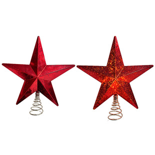Christmas Tree Top Five-Pointed Star Decoration New Christmas Top Star Tree Top Five-Pointed Star Decoration Can Be Customized