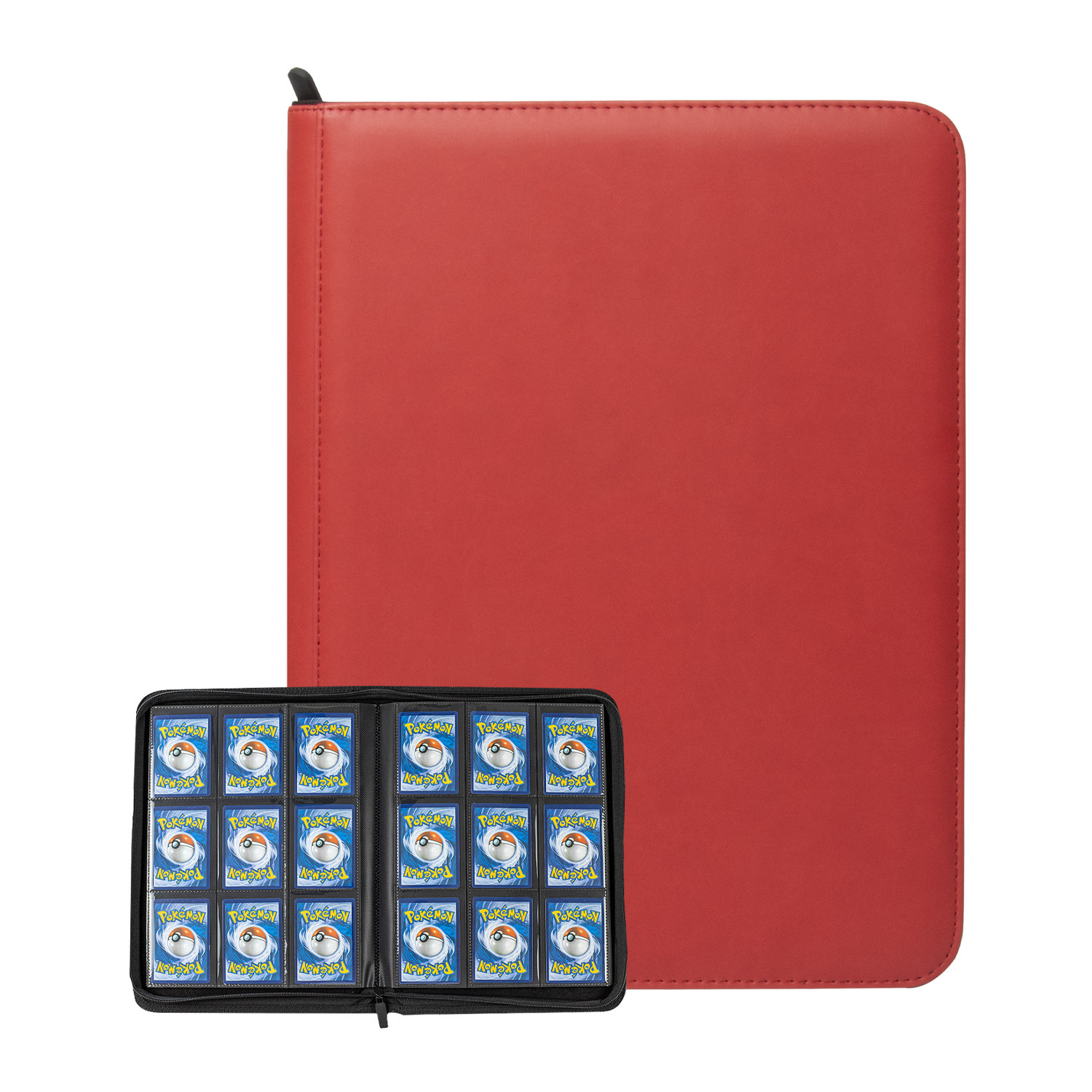 Cuero pu9 cremallera libro de la tarjeta de anime tarjeta de juego tarjeta de almacenamiento libro Ultraman colección Tarjeta de la estrella manual al por mayor