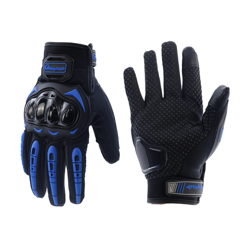 Motocicleta guantes de montar de dedo completo coche de carretera de verano hombre pantalla táctil anti-caída antideslizante motocicleta de montaña de fábrica