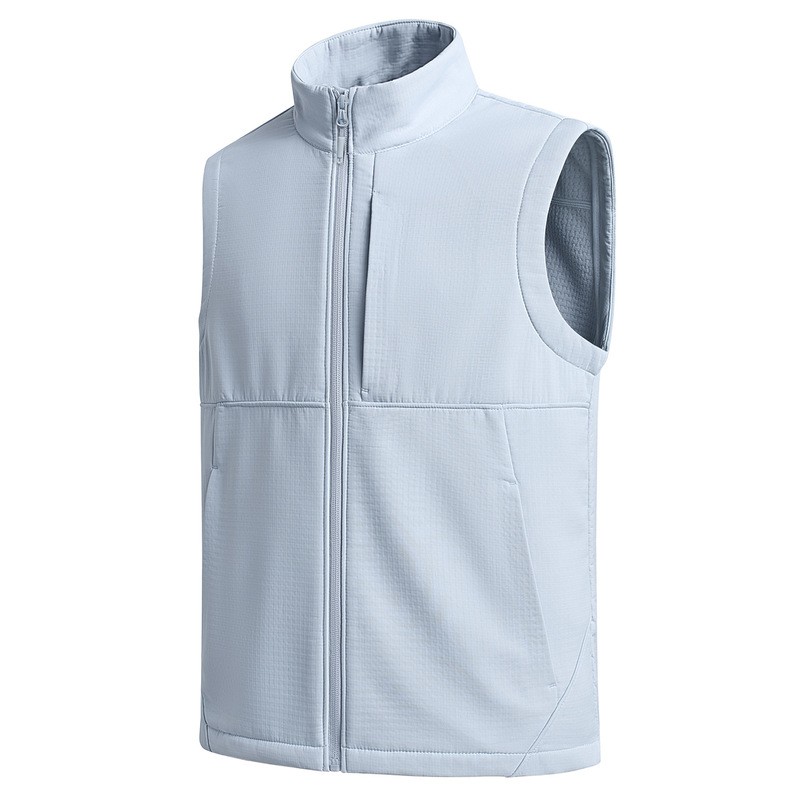 Men's Outdoor Softshell Vest, New Autumn Model, Windproof, Waterproof, Warm Vest for Mountaineering and Sports, Suitable for Outdoor Wear