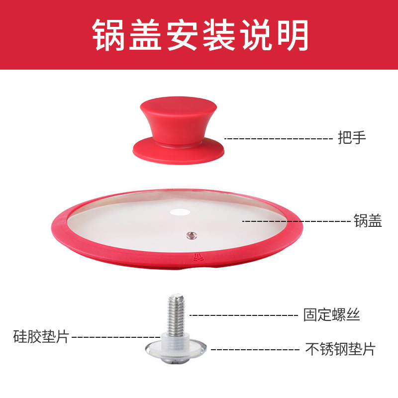 Tapa de la olla de silicona tapa de acero inoxidable superior aislamiento de cuentas tapa de olla de madera maciza tapa de la olla tapa superior del grano manija de la olla accesorios de cocina