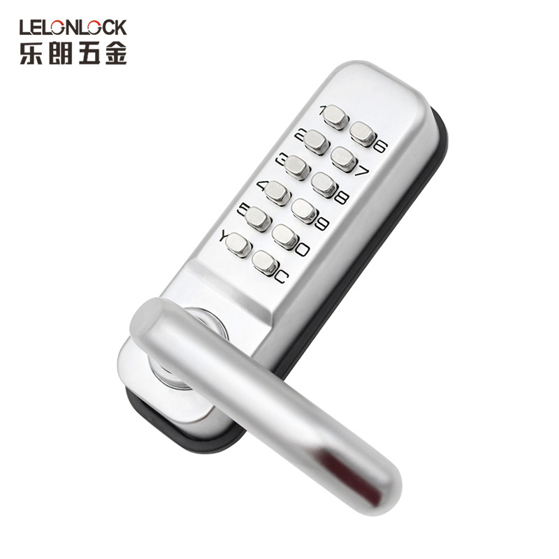 Cerradura de puerta de vidrio personalizada cerradura de puerta mecánica de oficinas puerta de la tienda cerradura de puerta de vidrio sin marco cerradura electrónica