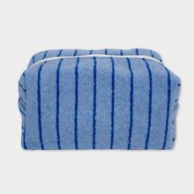 糖果色条纹可爱毛巾料细条纹化妆包口红包零钱包礼品包可定制