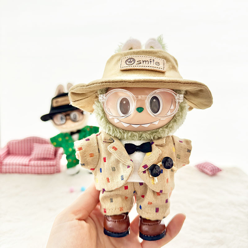 仅衣服] 一/二代La布布衣服挂件拉布布坐坐派对娃衣挂件草莓熊萌|undefined